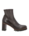 Truman's Woman Ankle Boots Dark Brown Size 9.5 Calfskin