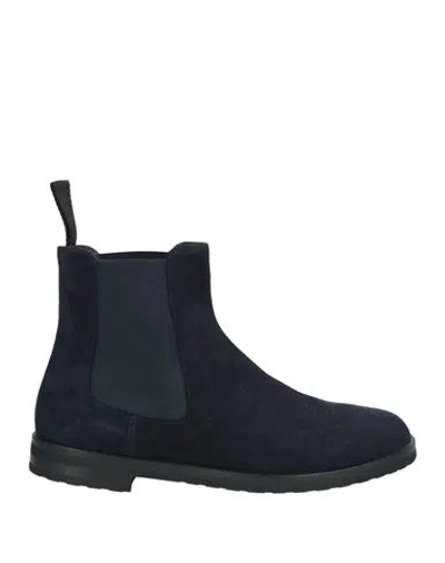 Truman's Woman Ankle Boots Midnight Blue Size 7 Leather