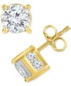 Trumiracle Diamond Side Halo Stud Earrings (5/8 Ct. T.w.) In 14k Gold In Yellow Gold