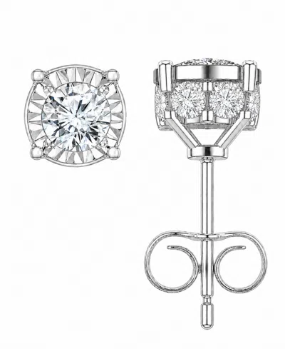 Trumiracle Diamond Stud Earrings (1 Ct. T.w.) In 10k White Or Yellow Gold In 10k White Gold