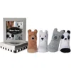 Trumpette Bear Cave Assorted 4-pack Socks In Assorted Neutral