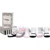 Trumpette Mille Assorted 6-pack Socks In Black