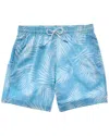 Trunk S Surf & Swim Co. Chambray Palm Leaf Sano Swim Short