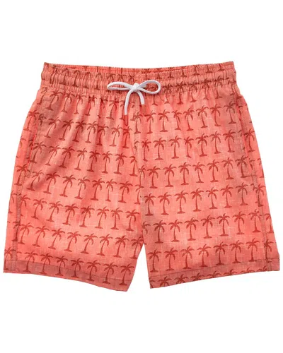 Trunk S Surf & Swim Co. Chambray Palm Tree Sano Swim Short