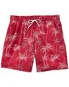 Trunk S Surf & Swim Co. Chambray Sketch Palms Sano Swim Short