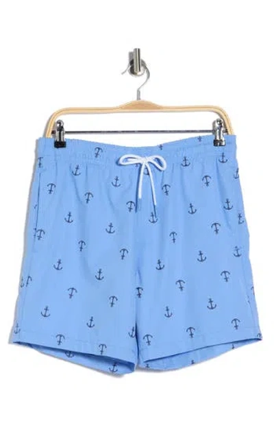 Trunks Surf & Swim Co. Sano 6.5-inch Swim Shorts In Blue