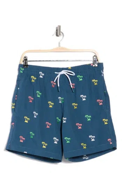 Trunks Surf & Swim Co. Sano 6.5-inch Swim Shorts In Blue