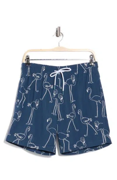 Trunks Surf & Swim Co. Sano 6.5-inch Swim Shorts In Blue