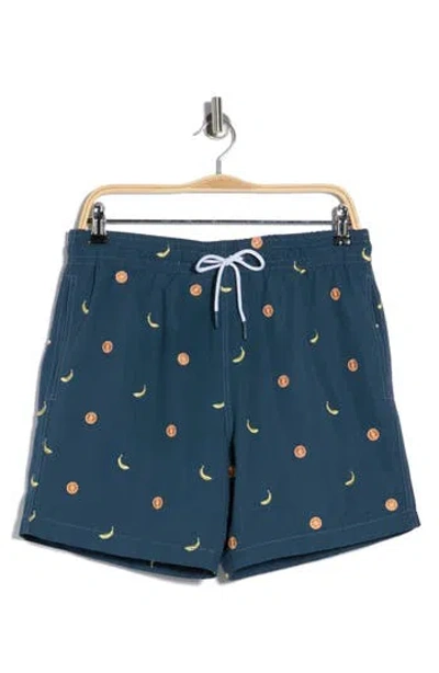 Trunks Surf & Swim Co. Sano 6.5-inch Swim Shorts In Blue