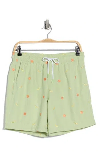 Trunks Surf & Swim Co. Sano 6.5-inch Swim Shorts In Green