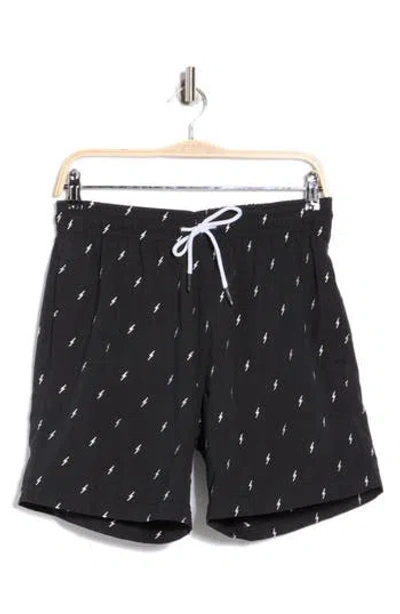 Trunks Surf & Swim Co. Sano 6.5-inch Swim Trunks In Black