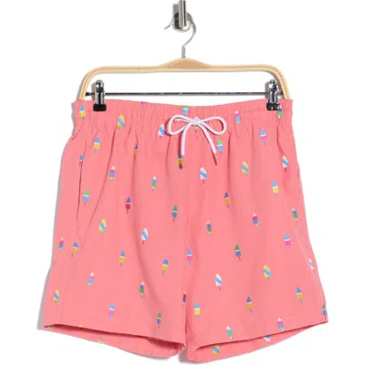 Trunks Surf & Swim Co. Sano 6.5-inch Swim Trunks In Pink