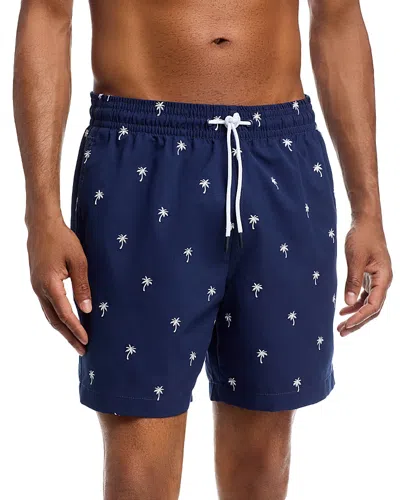 Trunks Surf & Swim Co. Sano Palms 6.5 Swim Trunks In Blue