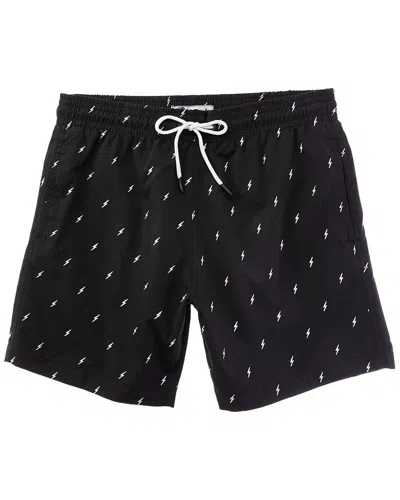 Trunks Surf & Swim Co. Sano Swim Short In Black