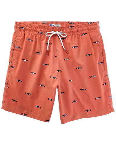Trunks Surf & Swim Co. Sano Swim Short In Orange