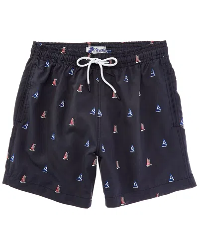 Trunks Surf & Swim Co. Sano Swim Trunk In Blue