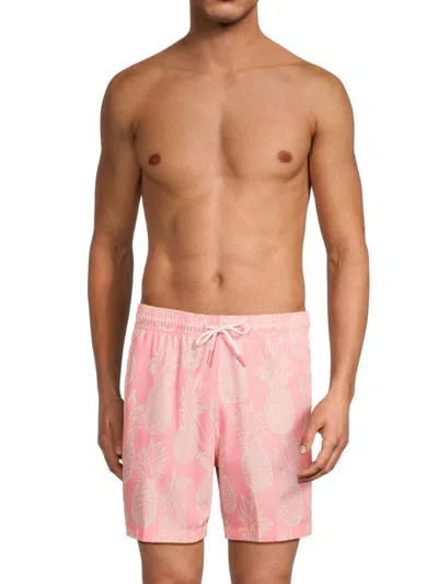 Trunks Surf + Swim Men's Sano 65 Pineapple Print Swim Shorts In Sail Blue