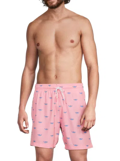 Trunks Surf + Swim Men's Sano Print Swim Shorts In Quartz Pink