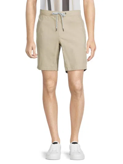 Trunks Surf + Swim Men's Solid Drawstring Chino Shorts In Cement