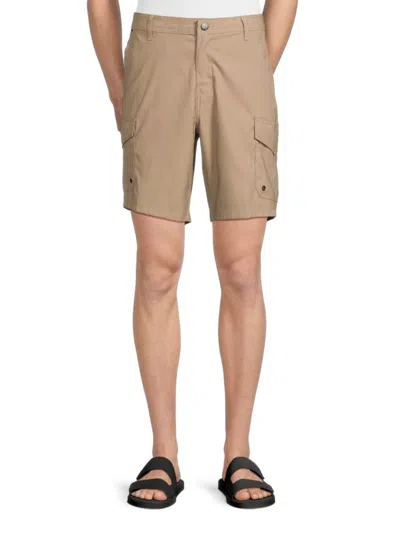 Trunks Surf + Swim Men's Voyager Solid Shorts In Acorn