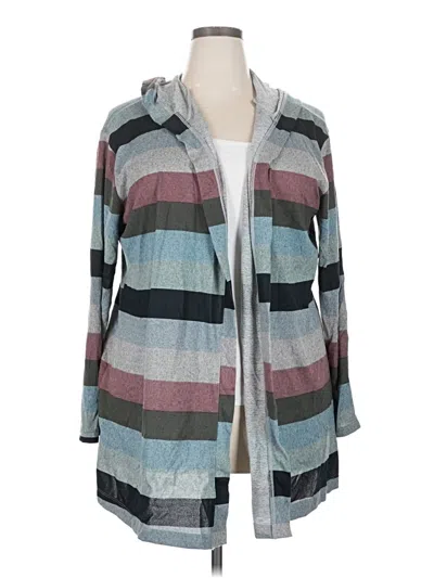 Pre-owned Truself Cardigan Sweater In Gray