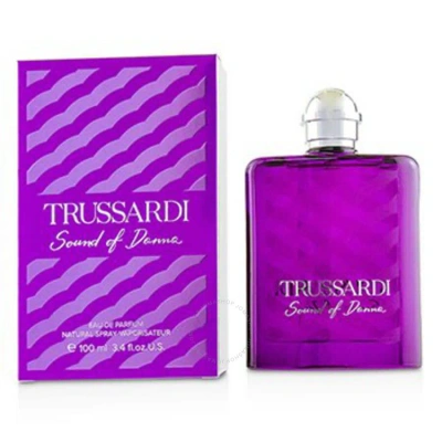 Trussardi - Sound Of Donna Eau De Parfum Spray  100ml/3.4oz In Green / Rose