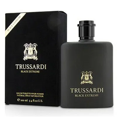 Trussardi 3.4 oz Black Extreme Eau De Toilette Spray For Men In White