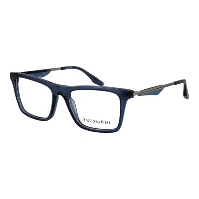 Trussardi Acetate Glasses Men's (frames) In Blue