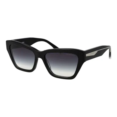 Trussardi Acetate Women's Sunglasses In Black