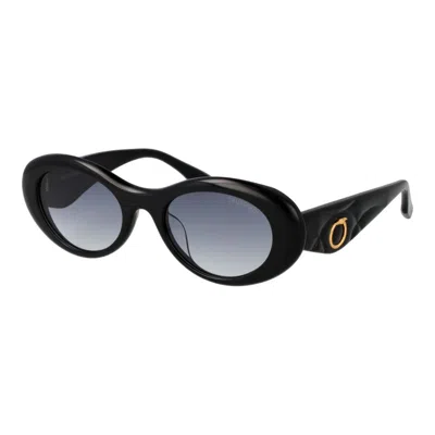 Trussardi Acetate Women's Sunglasses In Black