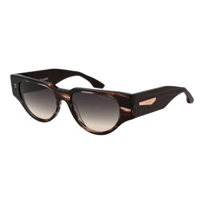 Trussardi Acetate Women's Sunglasses In Brown