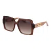 Trussardi Brown Acetate Sunglasses In Brown