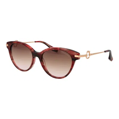 Trussardi Acetate Women's Sunglasses In Multi