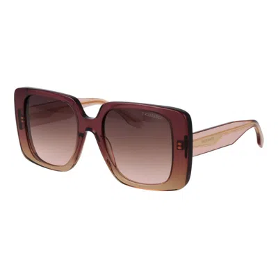 Trussardi Acetate Women's Sunglasses In Pink
