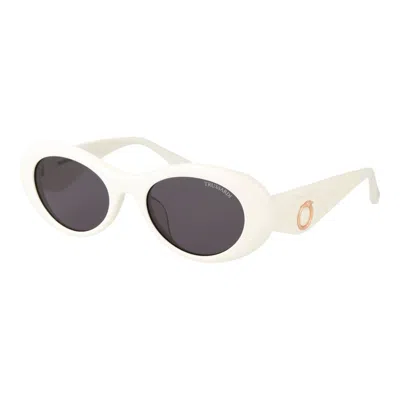 Trussardi Acetate Women's Sunglasses In White