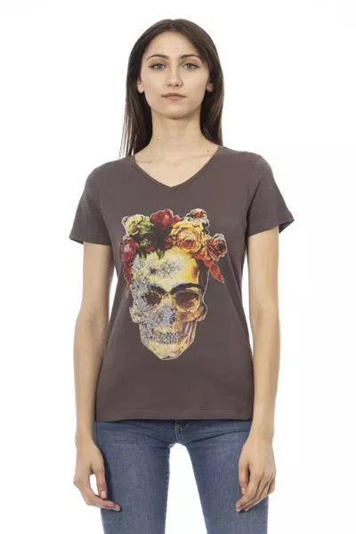 Trussardi Action Cotton Tops & Women's T-shirt In Brown