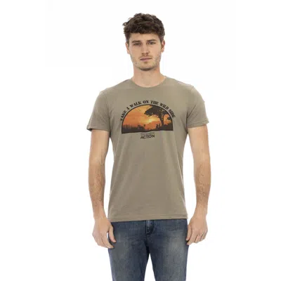 Trussardi Action Cotton Men's T-shirt In Green