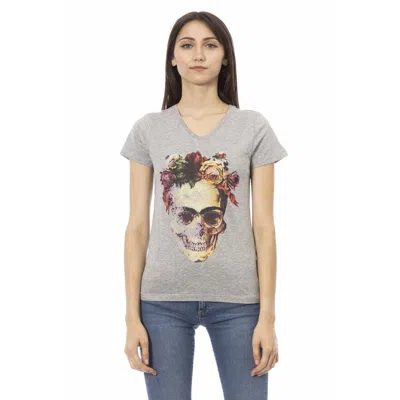 Trussardi Action Cotton Women's T-shirt In Grey