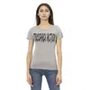 Trussardi Action Cotton Women Women's T-shirt In Gray