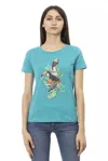 Trussardi Action Light-blue Cotton Tops & T-shirt