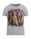 Trussardi Action Man T-shirt Grey Size Xxl Cotton, Viscose