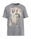 Trussardi Action Man T-shirt Lead Size 3xl Cotton In Grey