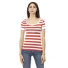 TRUSSARDI ACTION MULTICOLOR COTTON TOPS & T-SHIRT