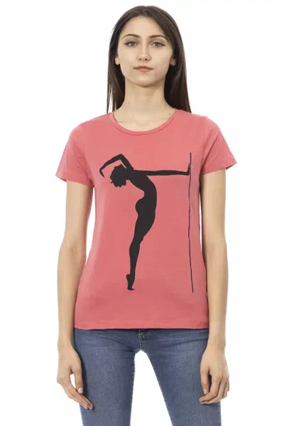 Trussardi Action Cotton Tops & Women's T-shirt In Pink