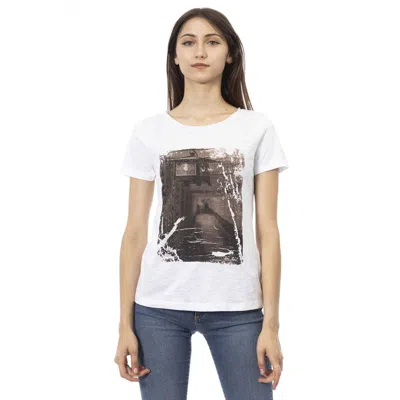 Trussardi Action White Cotton Women T-shirt