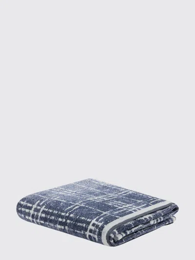 Trussardi Bath And Beach Towels Lifestyle In Blue