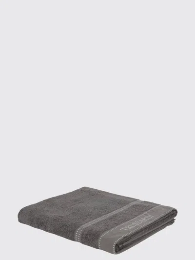 Trussardi Bath And Beach Towels Lifestyle In Gray