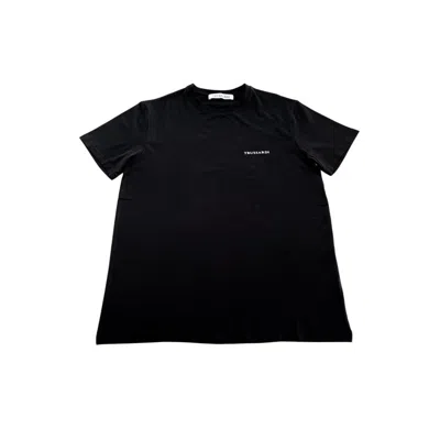 Trussardi Beachwear Black Cotton T-shirt