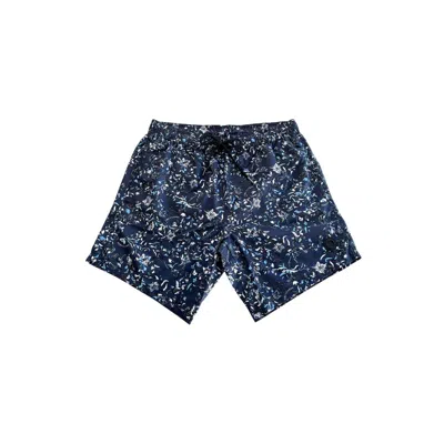 Trussardi Beachwear Blue Polyester Swimwear