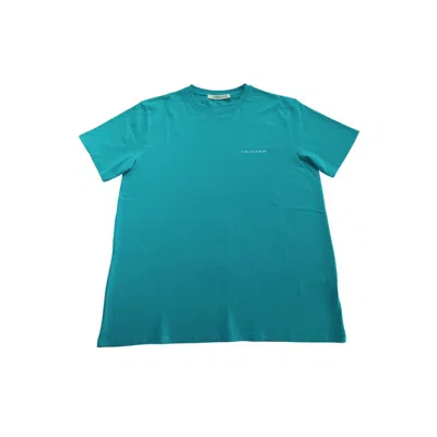 Trussardi Beachwear Light Blue Cotton T-shirt